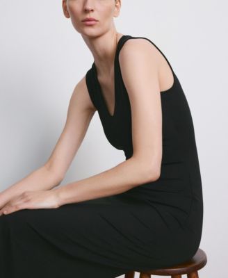 Women's Fitted V-Neck Dress