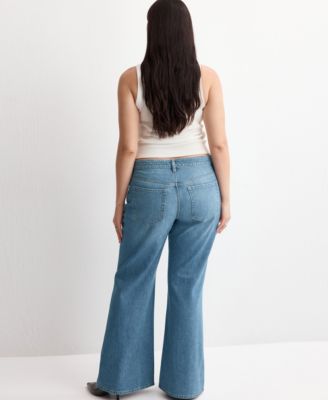 Women's Mid-Rise Flared Jeans