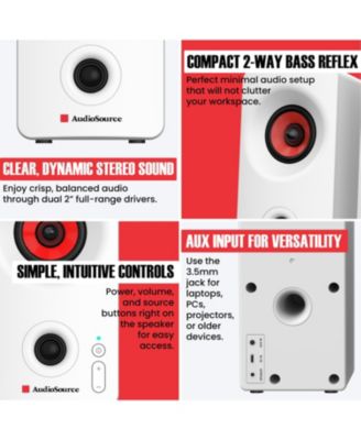 2.0 Stereo Bluetooth 5.3 Dual Driver Desktop PC Speakers