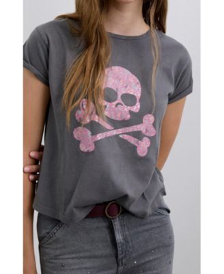 Little Girls Leoskulltee