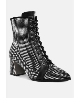 Women's Calla Rhinestone Embellished Ankle Boots
