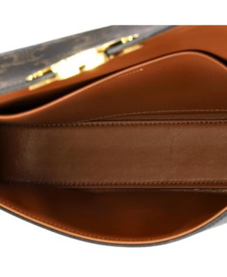 Small Triomphe Chain Shoulder Bag Triomphe Coated Canvas