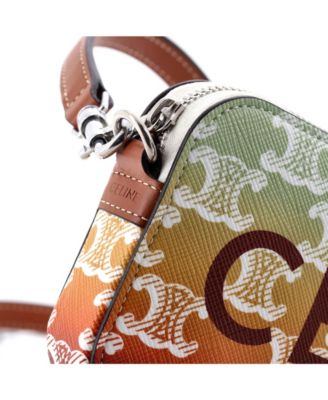 Horizontal Pouch Crossbody Bag Logo Triomphe Coated Canvas