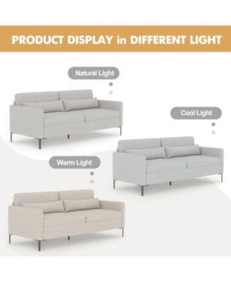 Loveseat Couches Set of 2 for Living Room, 80 in Modern Couch with Deep Seats, Comfortable Love Seat Sofa with Sturdy Frame