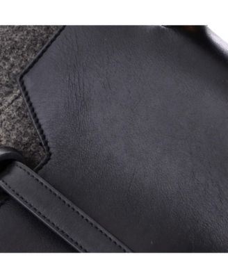 Mini Belt Bag Felt and Leather