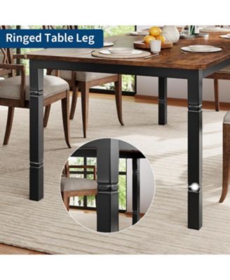 79" Large Dining Table for 6-8, Rectangle Modern Dinner Table