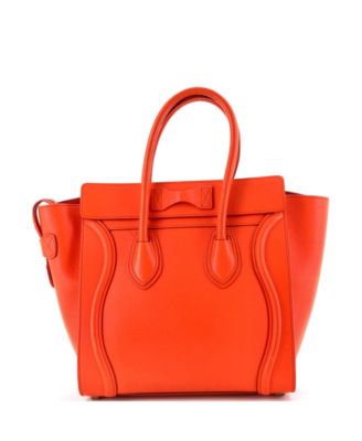 Micro Luggage Bag Smooth Leather