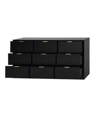 Slim 5 Drawer Dresser Wood for Bedroom Living Room Small Space Storage