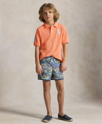 Boys' 8-20 Big Pony Cotton Mesh Short-Sleeve Polo Shirt