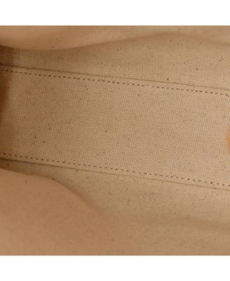 Small Vertical Cabas Tote Canvas with Leather