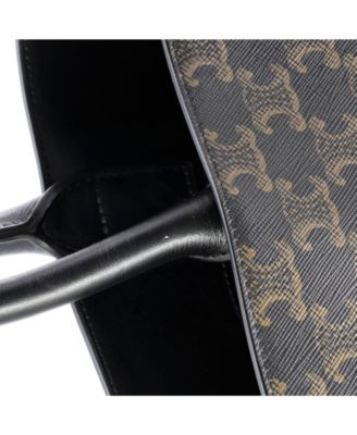 Horizontal Logo Cabas Tote Triomphe Coated Canvas