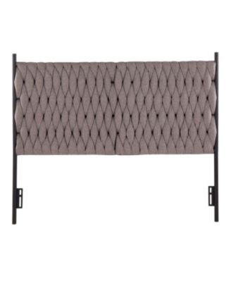 Fabric Queen Headboard Adjustable Height 41 to 53 inch for Bedroom Decor
