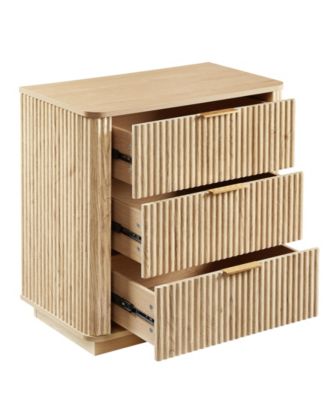 3 Drawer Modern Dresser Multipurpose Cabinet for Kids Room Home Furniture With Spacious Drawers Easy Assembly Dura