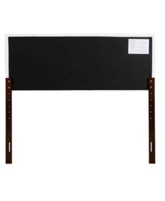 Queen Upholstered Headboard with Faux Jewel Tufting Adjustable Height 41 to 53 inch