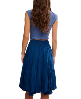 Women's Frida Godet Pull-On Midi Skirt