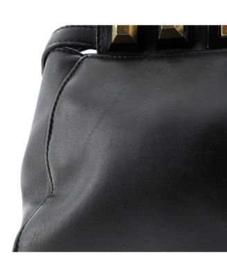 Mini Peekaboo Bag Leather with Studded Detail
