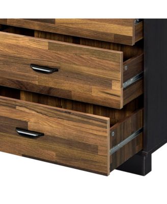 Contemporary 6 Drawer Dresser with English Dovetail Construction