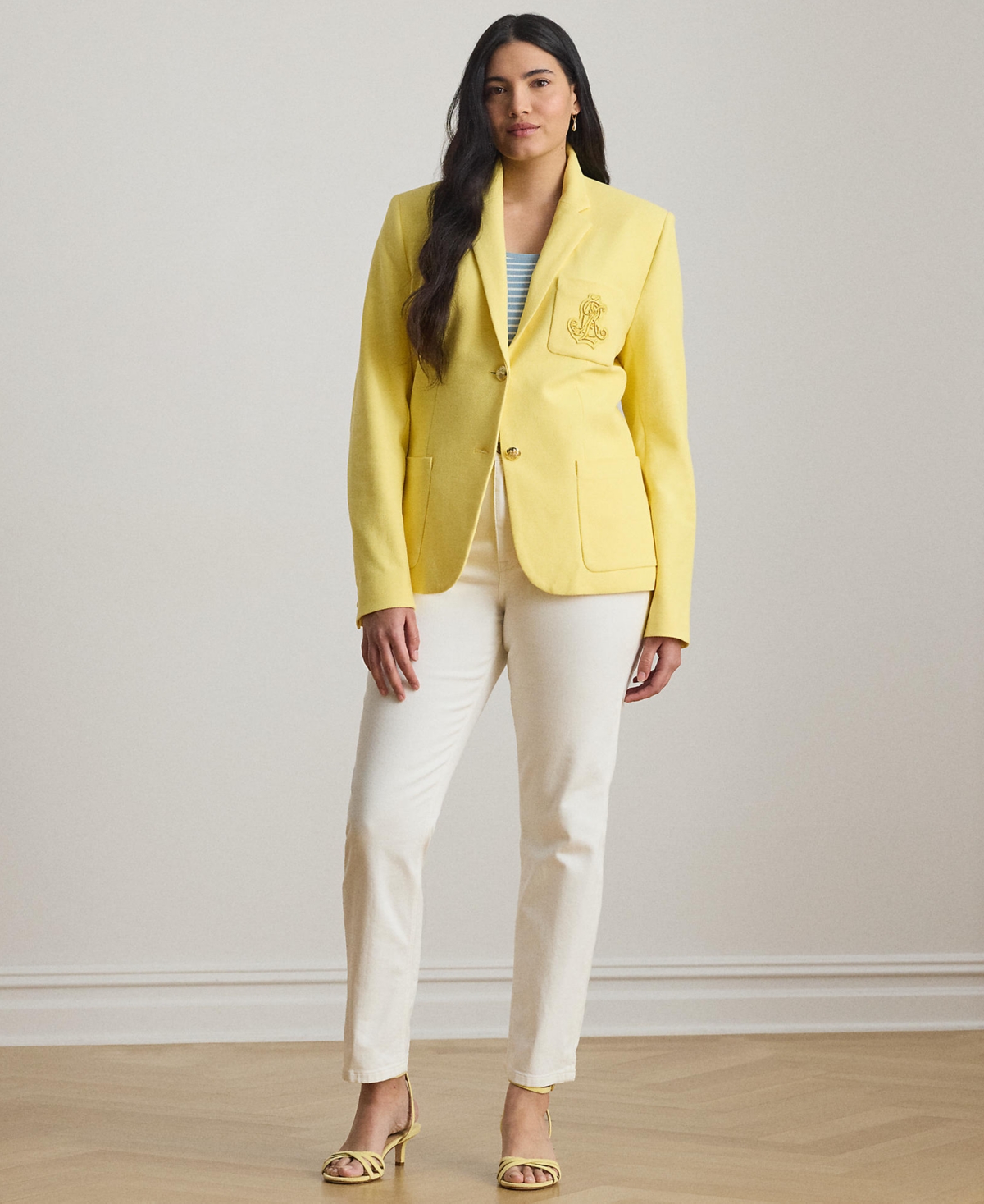 Lauren Ralph Women's Bullion Jacquard Blazer