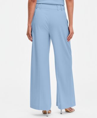 Women's Pleat-Front Wide-Leg Pants