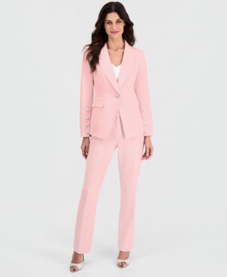 Women's Peak Lapel One-Button Blazer