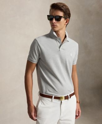 Men's Custom Slim-Fit  Mesh Polo Shirt