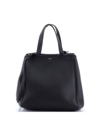 Small Folded Cabas Leather