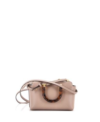 Mini Logo By The Way Top Handle Bag Embossed Leather