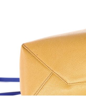 Small Vertical Bi-Cabas Tote Grained Calfskin