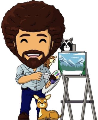 Youtooz: Bob Ross Collection Bob Ross and Friends Vinyl Figure #3