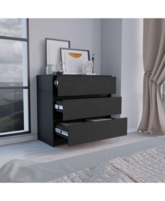 3 Drawer Mid Century Modern Dresser Multipurpose Cabinet for Kids Room Home Furniture