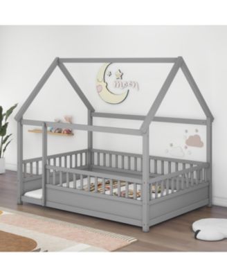 Wood Floor Bed House Roof Frame Fence Guardrails Pine Wood