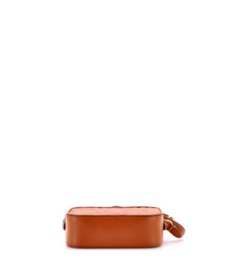 Mini Camera Case Bag Zucca Embossed Leather