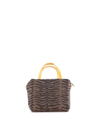 Zip Tote Printed Jacquard