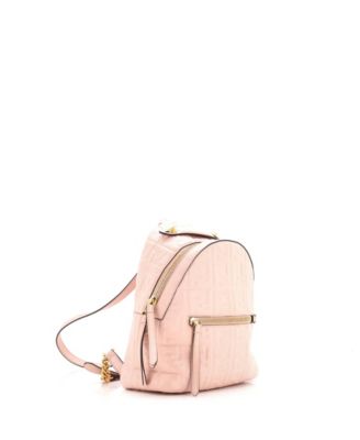 Mini By The Way Backpack Zucca Embossed Leather