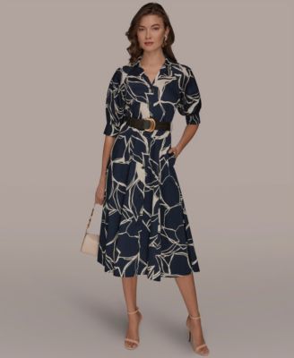 Women's Collared Shirt Dress