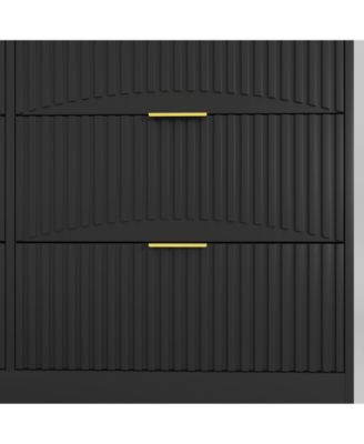 5 Drawer Elegant Dresser Organizer Cabinet for Nursery Home Furniture With Spacious Drawers Easy Assembly Durable