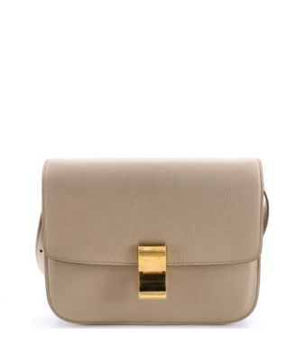 Medium Classic Box Bag Grainy Leather