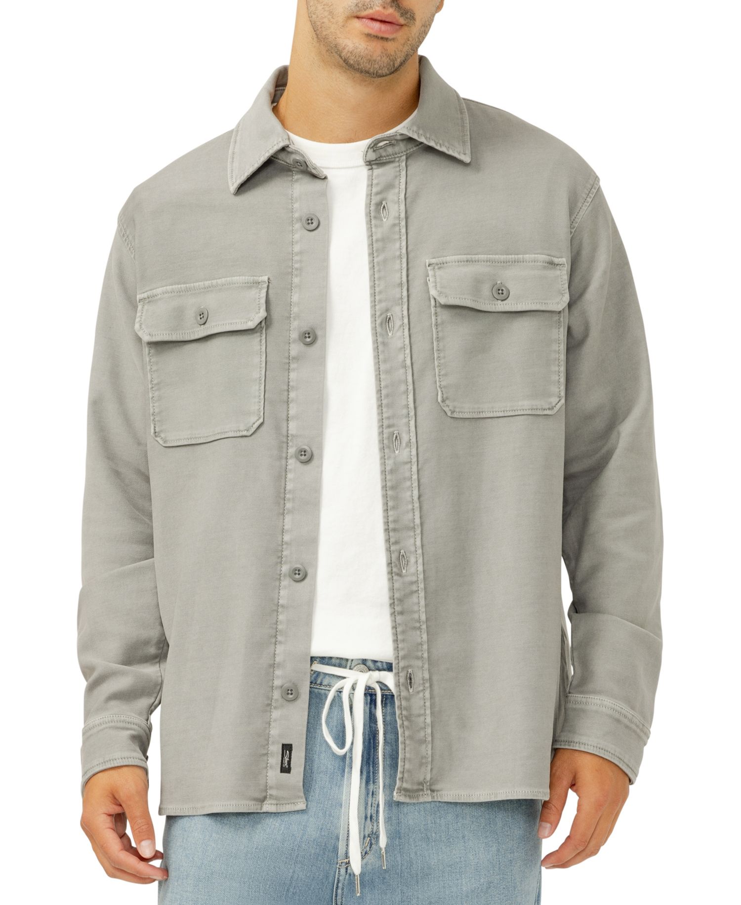 Men's Knit Flex Button-Up Shirt