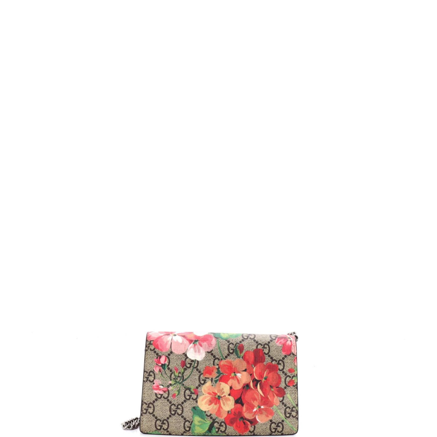 Super Mini Dionysus Bag Blooms Print GG Coated Canvas