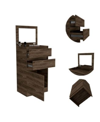 Modern 5 Drawer Dresser Solid Wood Cabinet with Metal Handles for Bedroom Home Office Hallway