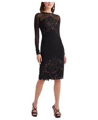 Women's Calia Laser-Cut Crepe Dress