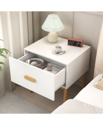 Chic Luxurious Premium Nightstand with Storage Space Bedroom Bedside Storage Table
