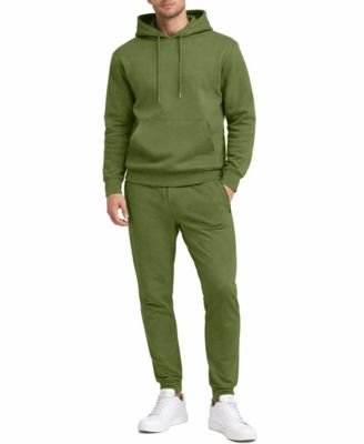 Men's Soft Fleece Pullover Hoodie & Sweatpants Jogging Set