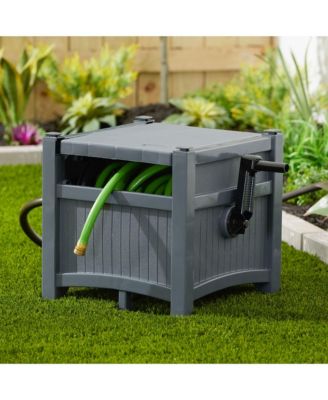 Hideaway 100' Resin Garden Hose Reel for 5/8" Hoses, Cyberspace