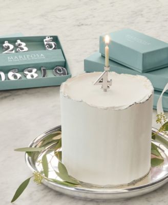Aluminum 10-Pc. Number Candle Holder Set