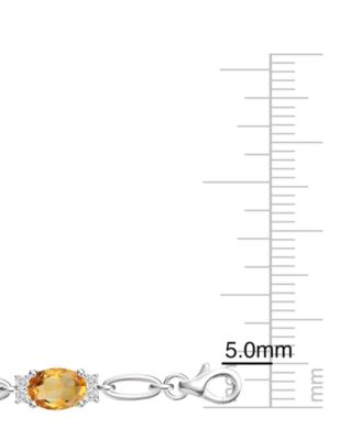 Lab Grown Ruby (8-3/4 ct. t.w.) & Lab Grown White Sapphire (3/4 ct. t.w.) Bracelet in Sterling Silver (Also Available in Multi-Stones)