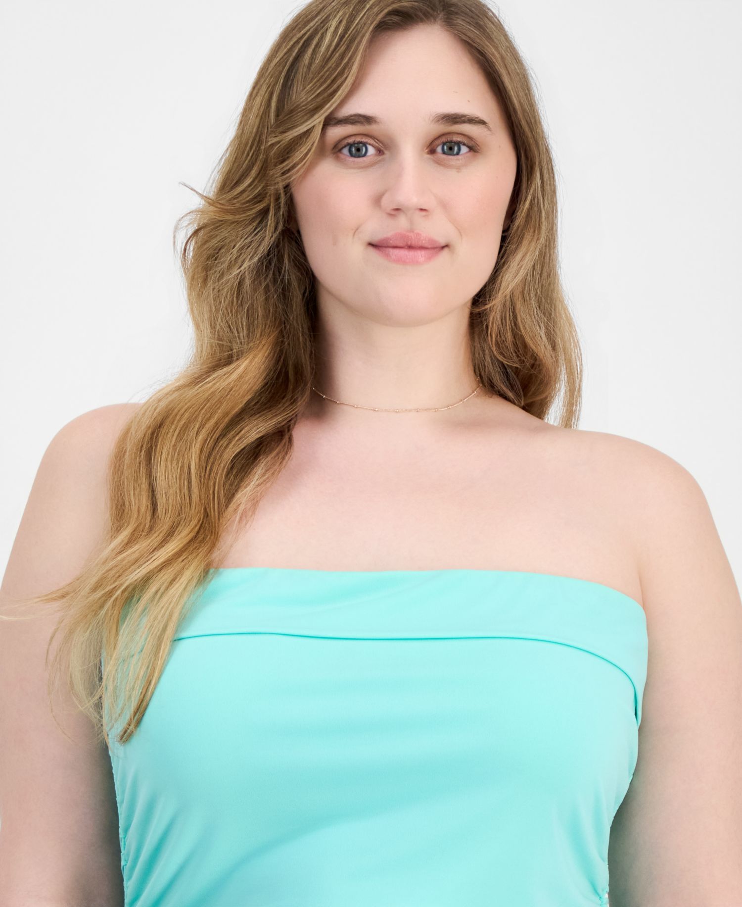 Plus Size Pull-On Tube Top