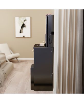 Versatile Neutral Nightstand with Storage Space Modern Bedroom Furniture Bedside End Table