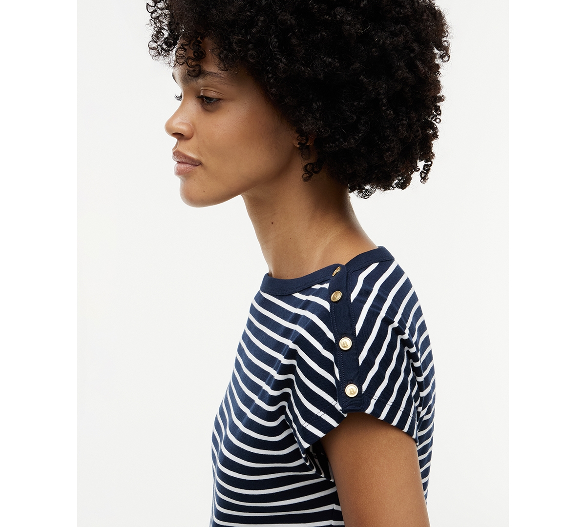 Tommy Hilfiger Women's Cap-Sleeve Boat Neck T-Shirt