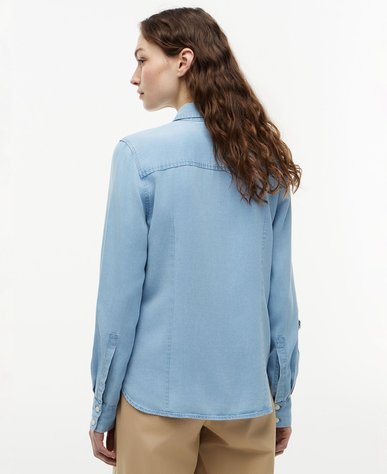 Women's Roll-Tab Collar Neck Shirt